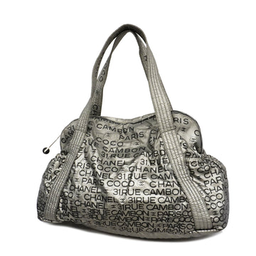 Chanel Unlimited Shoulder Bag Women's Nylon Shoulder Bag Gray