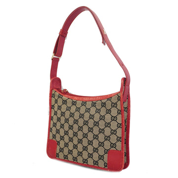 Gucci GG Canvas 001 4206 Women's Shoulder Bag Navy,Red Color