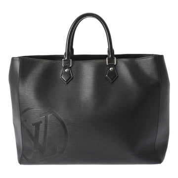 LOUIS VUITTON Epi Grand Sac LV Circle Tote Bag Black M55185 Women's Leather Handbag