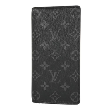 LOUIS VUITTONAuth  Monogram Eclipse Portofeuil Brother M61697 Men's Long Wallet