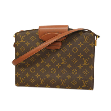 LOUIS VUITTONAuth  Monogram Courcelles M51375 Women's Shoulder Bag