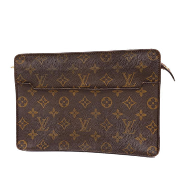 LOUIS VUITTON Clutch Bag Monogram Pochette Homme M51795 Brown Ladies