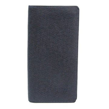 LOUIS VUITTON Taiga Brazza Wallet M30502 Men's Taiga Leather Long Wallet [bi-fold] Navy Blue