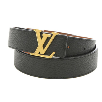 LOUIS VUITTON Suntulle LV Initial Reversible Belt Black/Brown M9521 #75/30