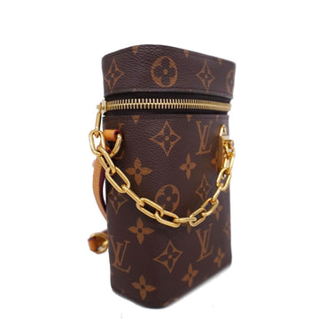 LOUIS VUITTON Shoulder Bag Monogram Phone Box M44914 Brown Ladies