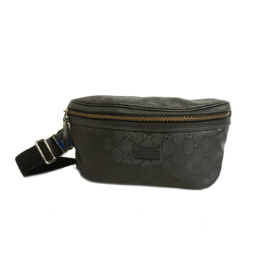 GUCCIAuth  GG Imprime Body Bag 233269 Sling Bag Black