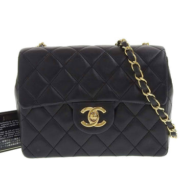 CHANEL Mini Matrasse 17 Coco Mark Chain Shoulder Bag with Seal A01115