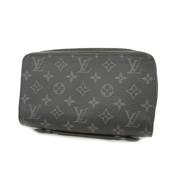 Louis Vuitton Clutch Bag Monogram Eclipse Zippy XL M61698