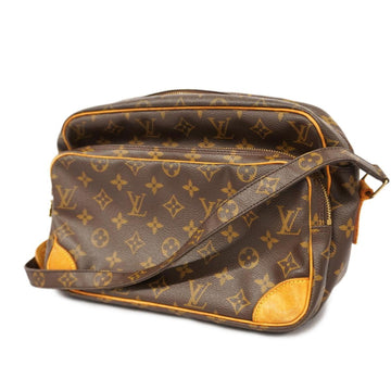 LOUIS VUITTON Shoulder Bag Monogram Nile M45244 Brown Ladies