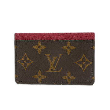 Louis Vuitton Monogram Porte Cult Sample Card Case Fuchsia M60703