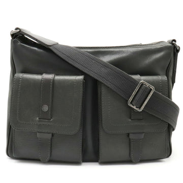Louis Vuitton Utah Wichita Shoulder Bag Leather Basalt M94020