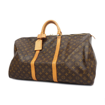 LOUIS VUITTONAuth  Monogram Keepol 55 M41424 Boston Bag