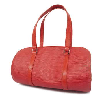 LOUIS VUITTONAuth  Epi Sufro M52227 Women's Handbag Castilian Red