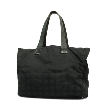 CHANELAuth  New Travel Women's Nylon Tote Bag Black