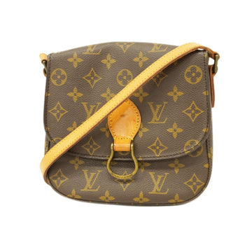 LOUIS VUITTON Shoulder Bag Monogram Saint Cloud M51242 Brown Ladies