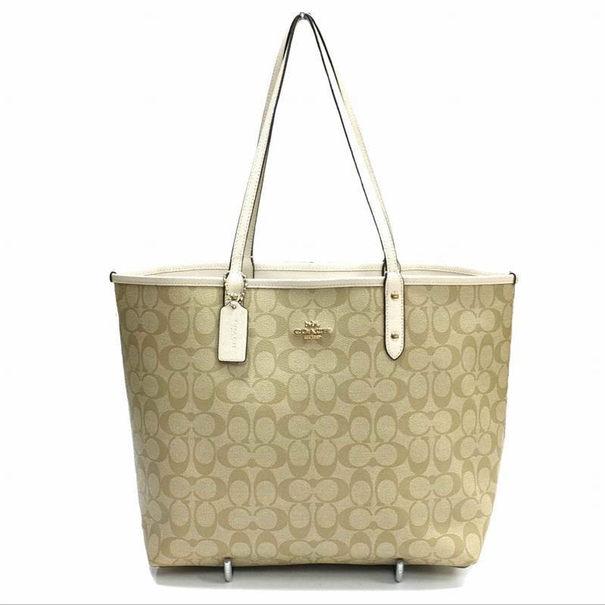 COACH tote bag reversible F36658 signature