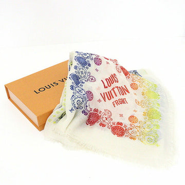 Louis Vuitton Banton Trunk Women's Scarf Muffler M73965 100% Silk