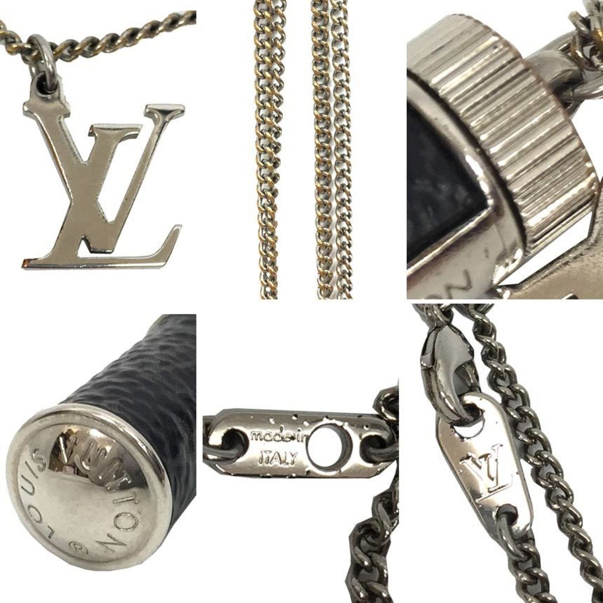 Louis Vuitton Monogram Eclipse Charms Necklace, Men's Fashion