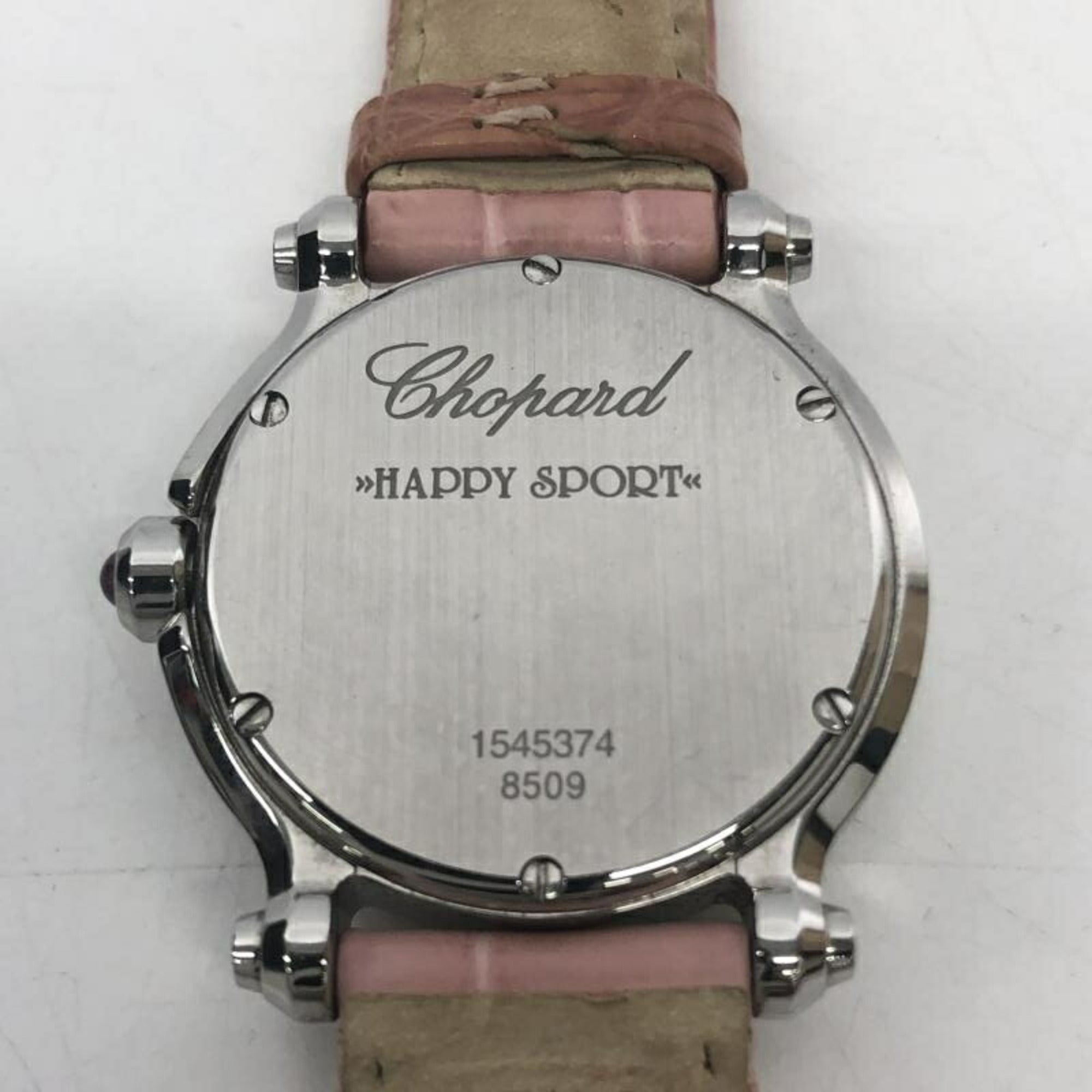 CHOPARD Happy Sports 8509 Quartz Shell Dial 5P Pink Sapphire