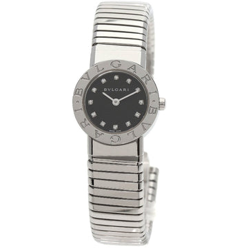 BVLGARI BB232TS Tubogas Watch Stainless Steel SS Ladies