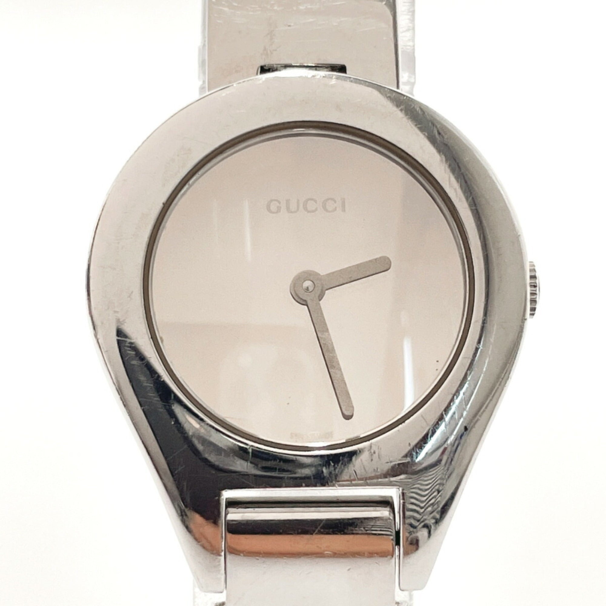 Silver gucci watch discount women's