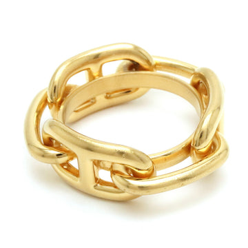 HERMES Shane D'ancle Lugate muffler ring closure GP gold color