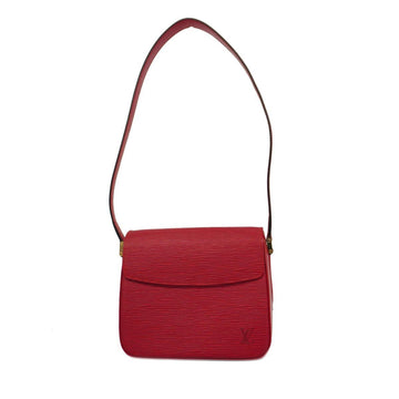 LOUIS VUITTON Shoulder Bag Epi Busy M52207 Castilian Red Ladies