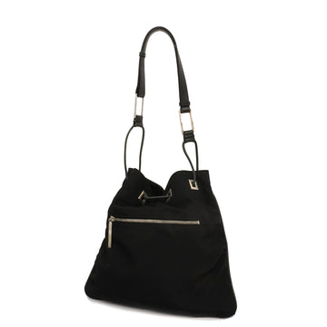 GUCCIAuth  Shoulder Bag 001 4021 Women's Nylon Canvas Black
