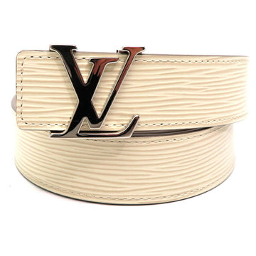 LOUIS VUITTON Suntulle LV Initial 30 #91-101 Women's Belt M9605W Epi Epi/White