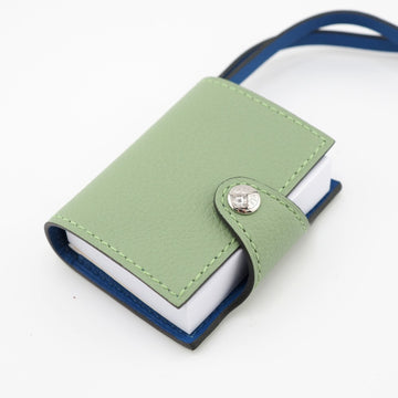 HERMES/ Ulysse Nano Sticky Note Charm Green Unisex