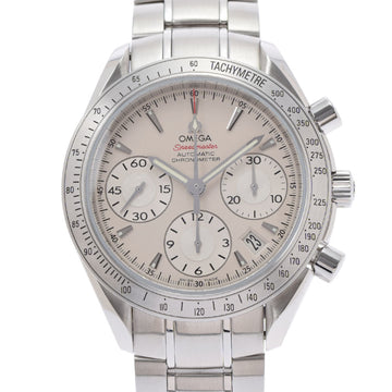 Omega Speedmaster Date 323.10.40.40.02.001 Men's SS Watch Automatic Winding Silver Dial