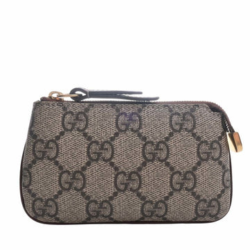 GUCCI GG Supreme Coin Case 447964 Beige Ladies