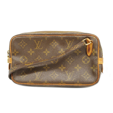 LOUIS VUITTONAuth  Monogram Pochette Marley Bandolier M51828