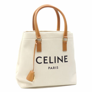 Celine Tote Bag Horizontal Cover Ladies Ivory Brown Canvas 192162bnz02nt