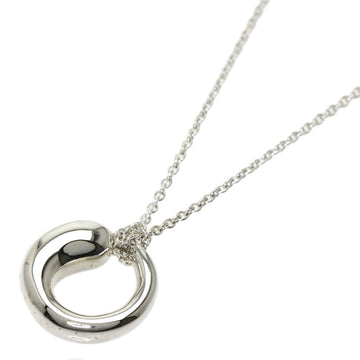 TIFFANY Eternal Circle Necklace Silver Ladies &Co.