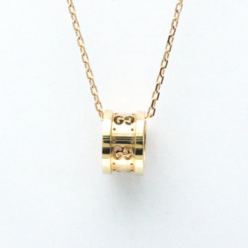 GUCCI G Icon Pink Gold [18K] No Stone Men,Women Fashion Pendant Necklace [Pink Gold]