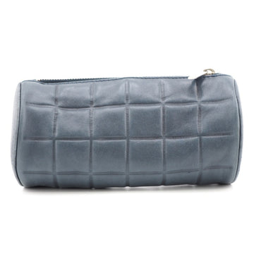 CHANEL Chocolate Bar No. 7 Coco Mark Pouch Navy Ladies