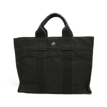 HERMES Her Line Tote PM Tote Bag Gray canvas