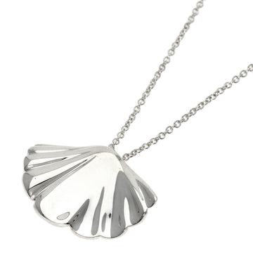 TIFFANY Shell Motif Necklace Silver Women's &Co.