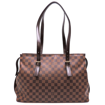 LOUIS VUITTON Chelsea Women's Tote Bag N51119[] Damier [Brown]