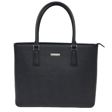 BURBERRY Leather Tote Bag Black Women's