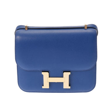 HERMES Constance 18 Miroir Blue Electric U engraved [around 2022] Women's Chevre Shoulder Bag