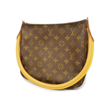 LOUIS VUITTON Shoulder Bag Monogram Looping MM M51146 Brown Ladies