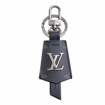 LOUIS VUITTON Eclipse Cloche Cle Keychain Key Ring M63620 Black Men's