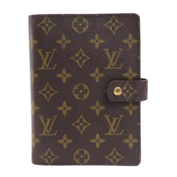 LOUIS VUITTON Notebook Cover Monogram Agenda MM Canvas Brown Unisex R20105