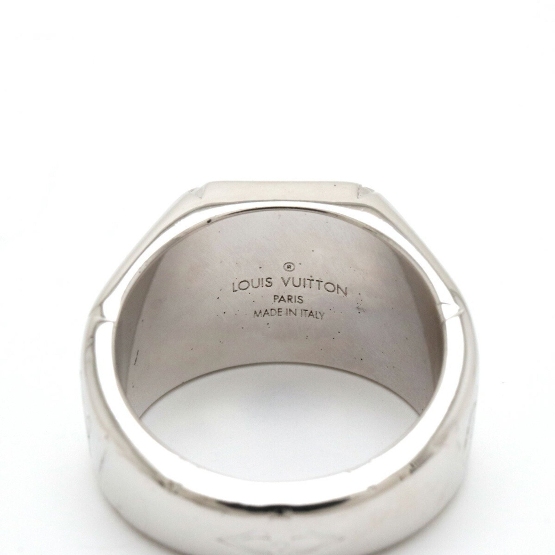 Louis Vuitton Signet Ring Metal Silver 16664839
