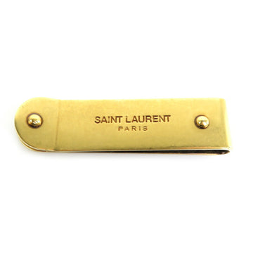 SAINT LAURENT Money Clip Metal Gold Men's