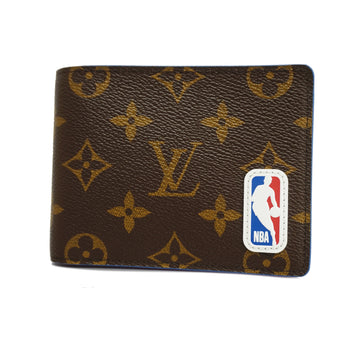 LOUIS VUITTONAuth  Monogram Portefeuil Multiple NBA Collaboration M80105 Wallet