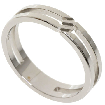 GUCCI Infinity 4mm #12 Ring K18 White Gold Ladies