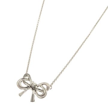 TIFFANY Ribbon Necklace Silver Ladies  & Co.